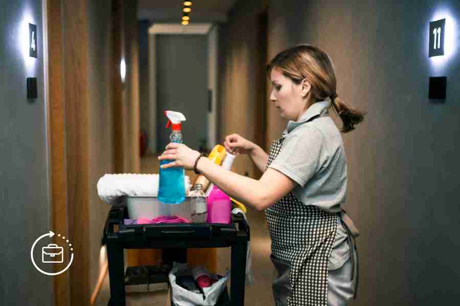 Trabajo para limpieza en hoteles
