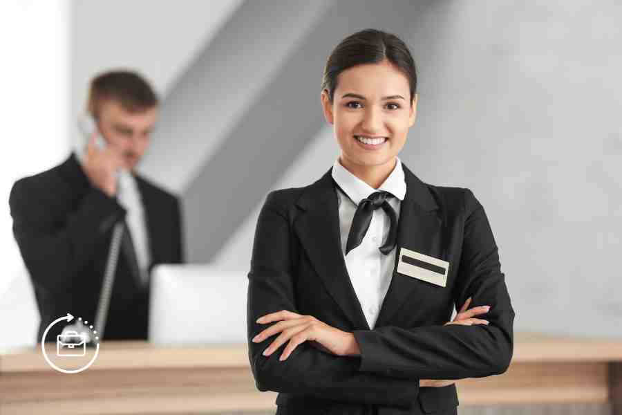 Trabajo para recepcionista de hotel